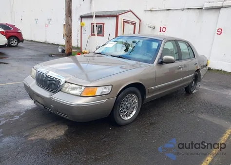 2002 Mercury Grand Marquis Gs из США, поврежденный, VIN 2MEFM74W22X663448